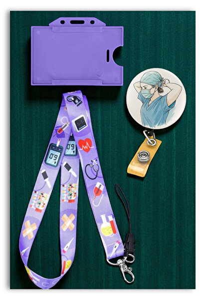 Mia Aurora Şifa Görevlisi Doktor Hemşire Paramedik Hastane Yoyo Yatay Kartlık...