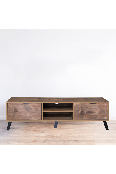 DEC22 A very distinctive TV table with a modern design, measuring 160 cm