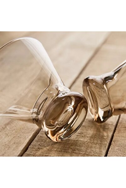 Generic Earthy Pebble 6-Piece Dessert Glass Set - 220 ml