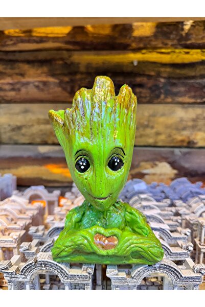 ATÖLYE SAİT Groot biblo kaktüslük ve kalemlik dekoratif obje