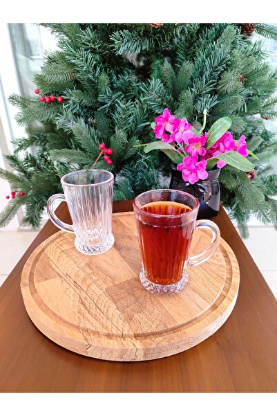 Madame Coco Madeleine Set of 4 Teacups - Transparent - 210 ml