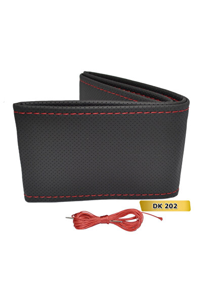 MTR Otom Negru/Rosu Husa volan auto cu snur