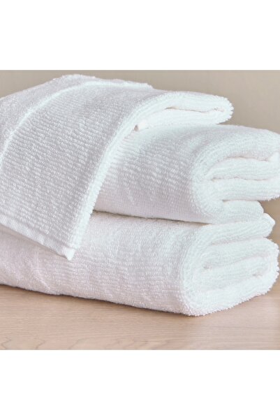 Generic Ribbed 2-Piece 600 GSM Turkish Cotton Hand Towel Set - 50x70 cm