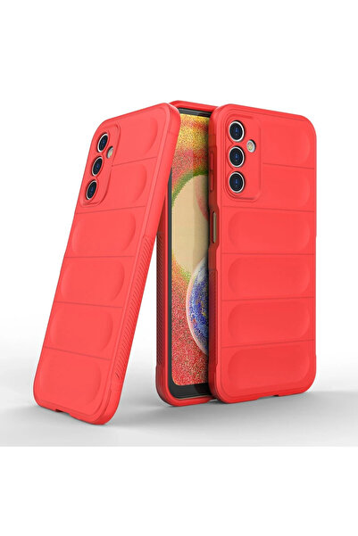 NewFace Sptrns Samsung Galaxy A14 4g Case Optimum Silicone (150340) - Red