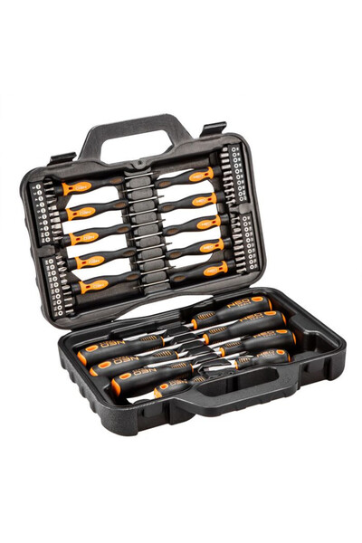 NEO Tools Set 58 piese surubelnite si biti