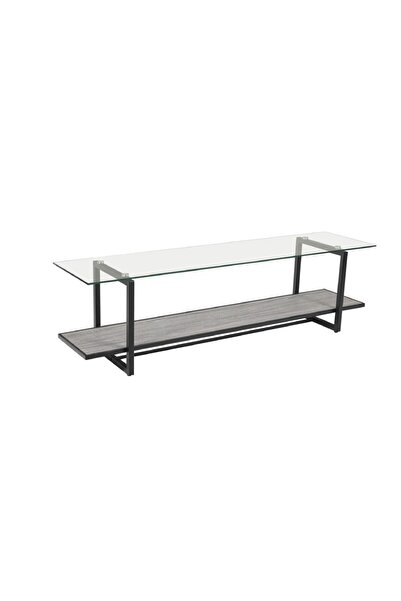 DEC4 Plasma table, wood with glass, 160 cm