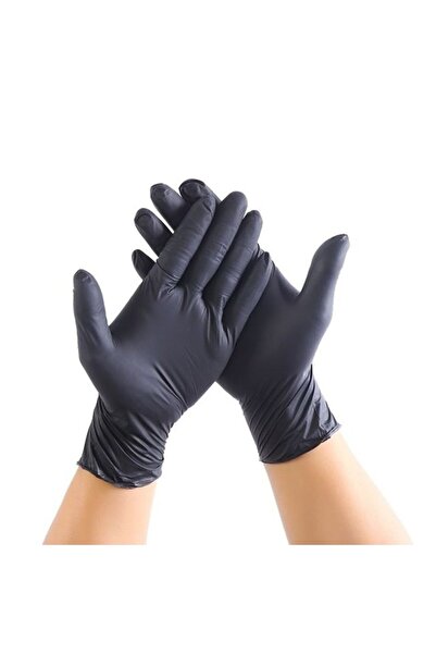 MTR Set 100 buc Manusa nitril marimea XS Negre; Set 100 buc Manusa nitril mar...