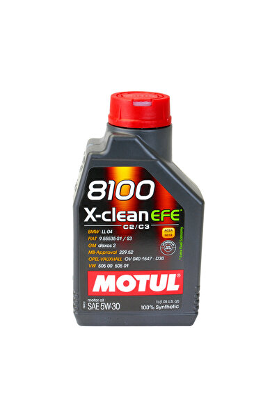 Motul Ulei motor 8100 X-Clean EFE 5W30 1L pentru Volkswagen, PEUGEOT, BMW, Fi...
