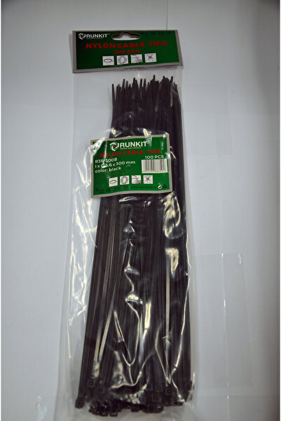 MTR Colier Negru plastic 4.8x370 100 buc