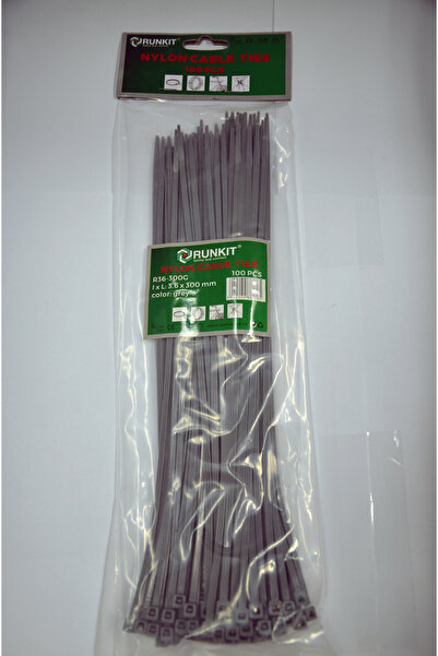 MTR Colier Gri plastic 4.8x350 100 buc