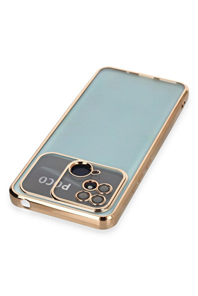 NewFace Sptrns Xiaomi Redmi 10C Case Silicone with Lens (120046) - Gold