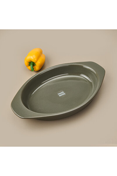 Viapot Vaipot Milano Fırın Kabı - Haki - 32x18,5 cm