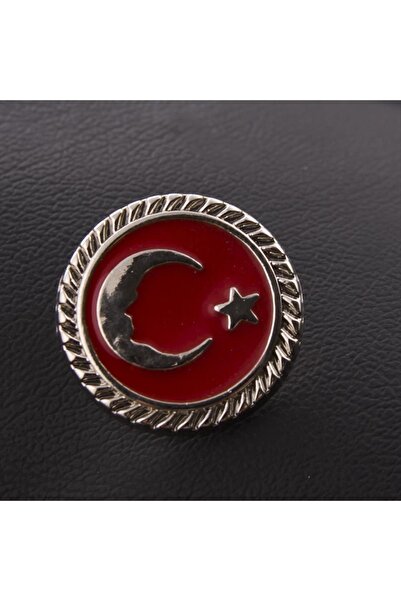 Generic Brand Moon Star Collar Badge