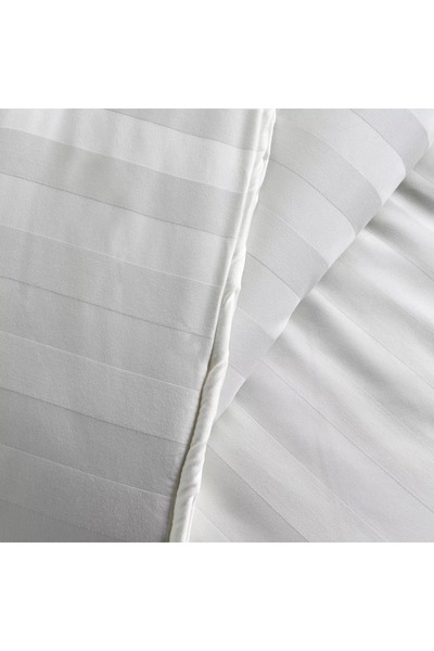 Generic Satin Stripe Pima Cotton Sateen 525 Thread Count 3-Piece Super King Comforter Set - 250x260 cm