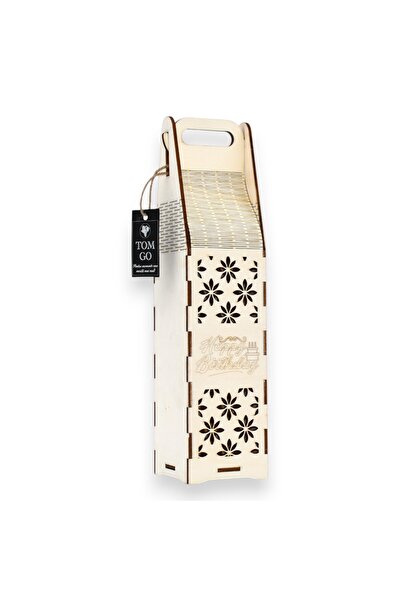 TOM GO Wine bottle gift box with handle