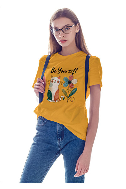 MVRDAR Tricou unisex 100% bumbac Flower Power pentru femei si fete