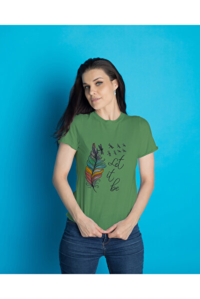 MVRDAR Tricou unisex 100% bumbac Flower Power pentru femei si fete