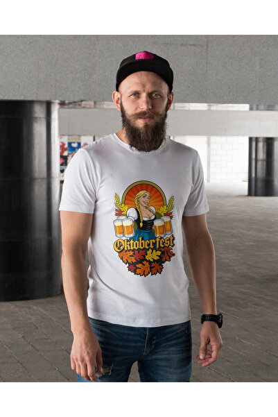MVRDAR Tricou unisex din bumbac 100% cu motive Oktoberfest, bere si alcool