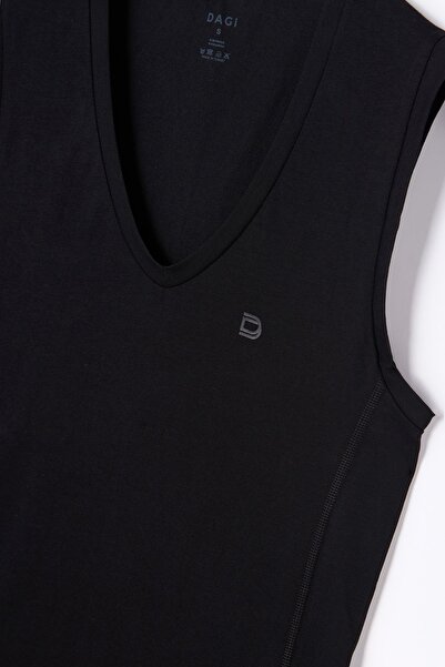 Dagi Erkek Pamuklu Sıfır Kol V Yaka Atlet