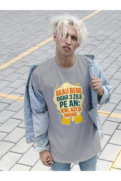 MVRDAR Unisex 100% cotton T-shirt with Oktoberfest, beer and alcohol motifs