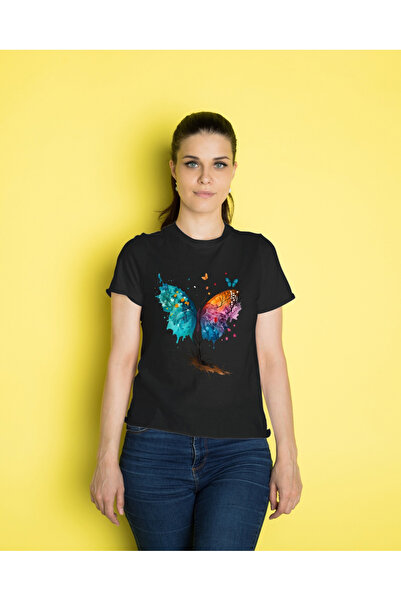 MVRDAR Tricou unisex 100% bumbac Flower Power pentru femei si fete