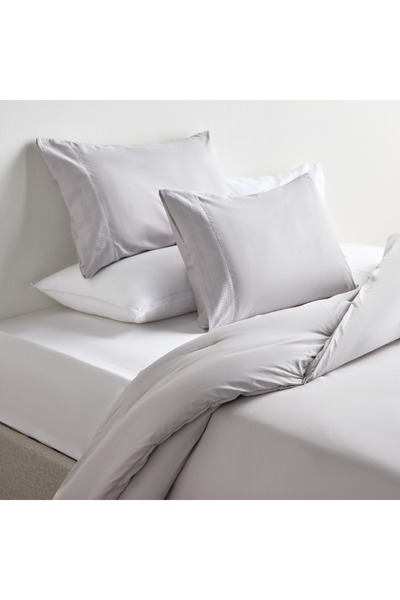Generic Eternity Cotton Percale 325 Thread Count 3-Piece Queen Comforter Set - 200x240 cm