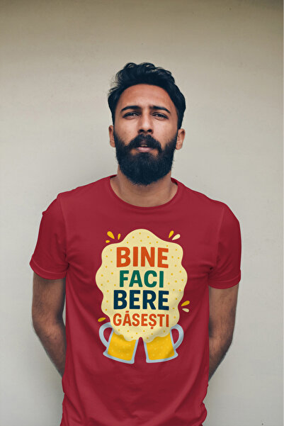 MVRDAR Tricouri unisex 100% bumbac cu motive Oktoberfest, bere, festivaluri, ...