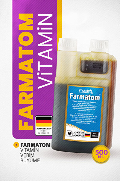 Munich Vet Farmatom Vitamin Kuşlar ve Kanatlılar için 500 ml