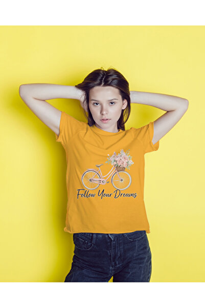 MVRDAR Tricou unisex 100% bumbac Flower Power pentru femei si fete