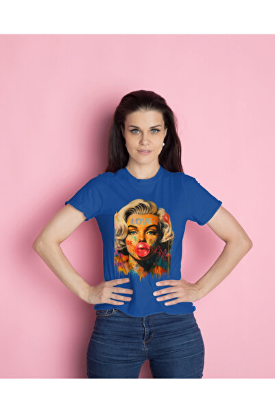 MVRDAR Tricou unisex 100% bumbac Flower Power pentru femei si fete