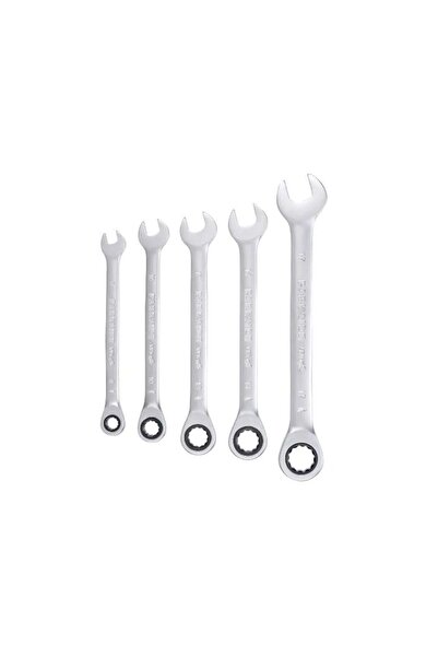 PARKSIDE Ratcheting ring wrench set, 5 pieces, made of chrome vanadium steel