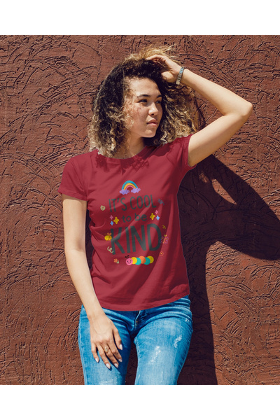 MVRDAR Tricou unisex 100% bumbac Flower Power pentru femei si fete