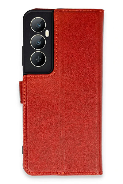 NewFace حافظة DS-DERIN لهاتف Realme C65، حافظة تريند إس بلس - أحمر