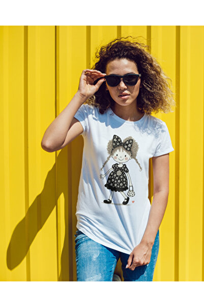 MVRDAR Tricou unisex 100% bumbac Flower Power pentru femei si fete