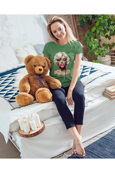 MVRDAR Tricou unisex 100% bumbac Flower Power pentru femei si fete
