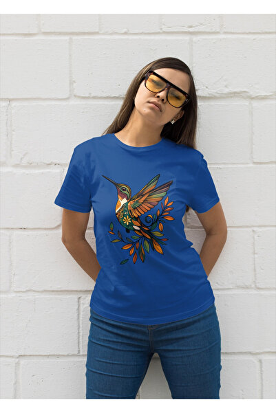 MVRDAR Tricou unisex 100% bumbac Flower Power pentru femei si fete