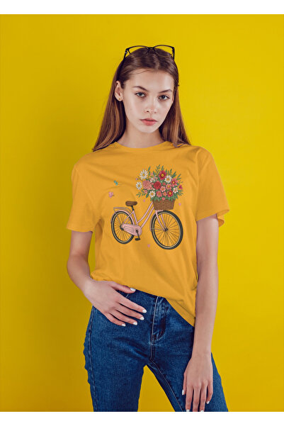 MVRDAR Tricou unisex 100% bumbac Flower Power pentru femei si fete