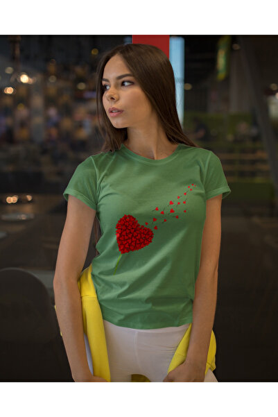 MVRDAR Tricou unisex 100% bumbac Flower Power pentru femei si fete