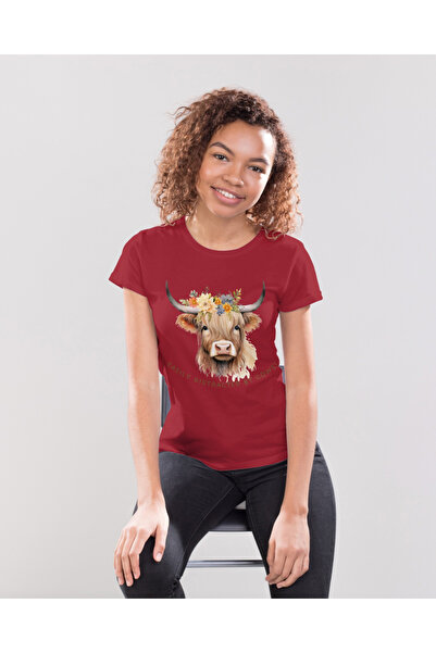 MVRDAR Tricou unisex 100% bumbac Flower Power pentru femei si fete
