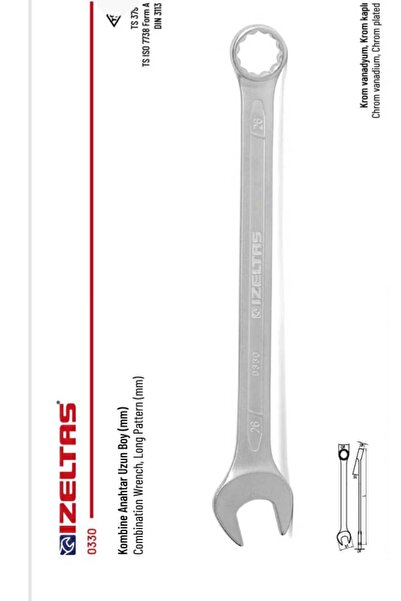 İzeltaş Combination Wrench Long Size 14mm