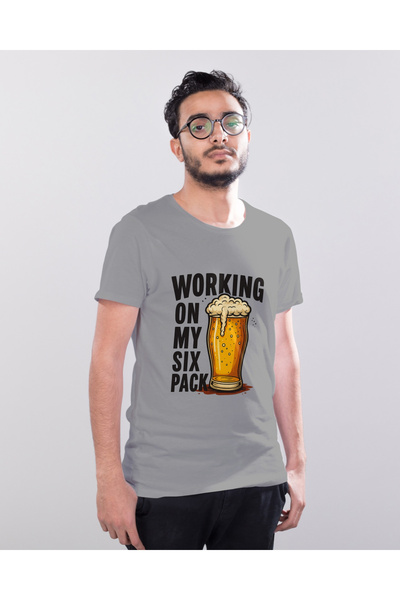 MVRDAR Unisex 100% cotton T-shirt with Oktoberfest, beer and alcohol motifs