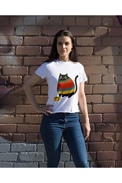 MVRDAR Tricou unisex 100% bumbac Flower Power pentru femei si fete
