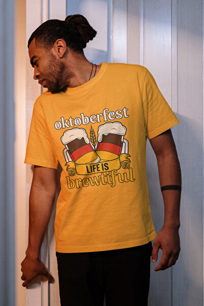 MVRDAR Tricouri unisex 100% bumbac cu motive Oktoberfest, bere, festivaluri, ...
