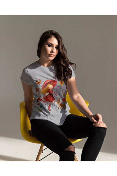 MVRDAR Tricou unisex 100% bumbac Flower Power pentru femei si fete