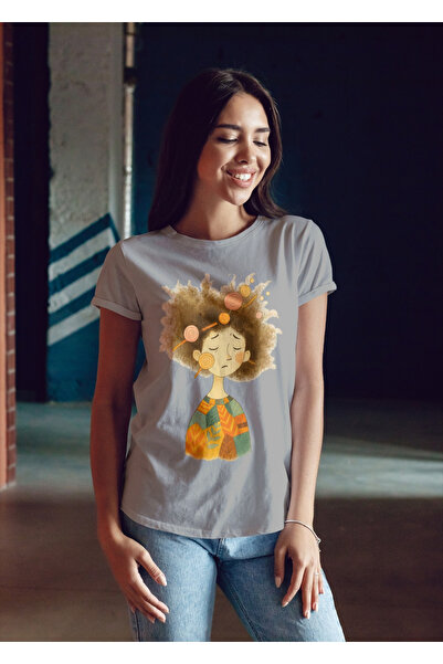 MVRDAR Tricou unisex 100% bumbac Flower Power pentru femei si fete