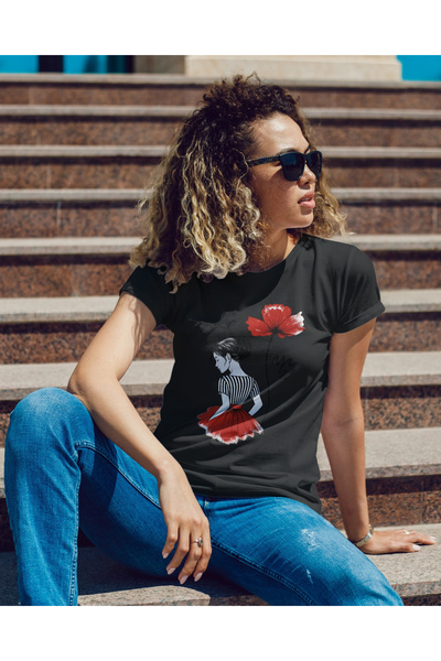 MVRDAR Unisex 100% cotton T-shirt, Flower Power collection