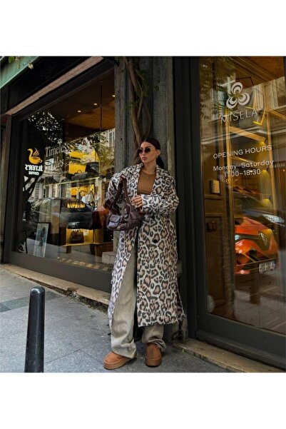 etol textile Leopard coat - leopard