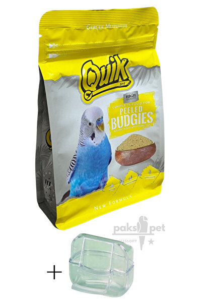 Paks Pet Quik Kabuksuz Kuş Yemi , Yavru,Hasta ve Güçsüz Kuşlara Özel 400gr + ...