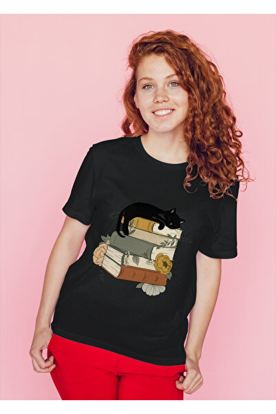 MVRDAR Tricou unisex 100% bumbac Flower Power pentru femei si fete