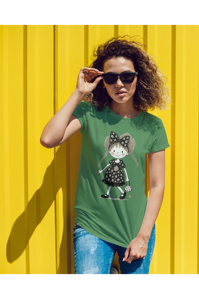 MVRDAR Tricou unisex 100% bumbac Flower Power pentru femei si fete